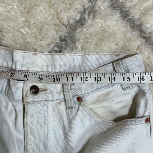 Levi's Light Gray Denim Jeans vintage orange label - Picture 5 of 9
